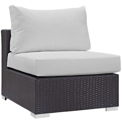 Ensemble de salon de jardin en rotin synthétique Bocabec (7 pièces) par Havenside Home