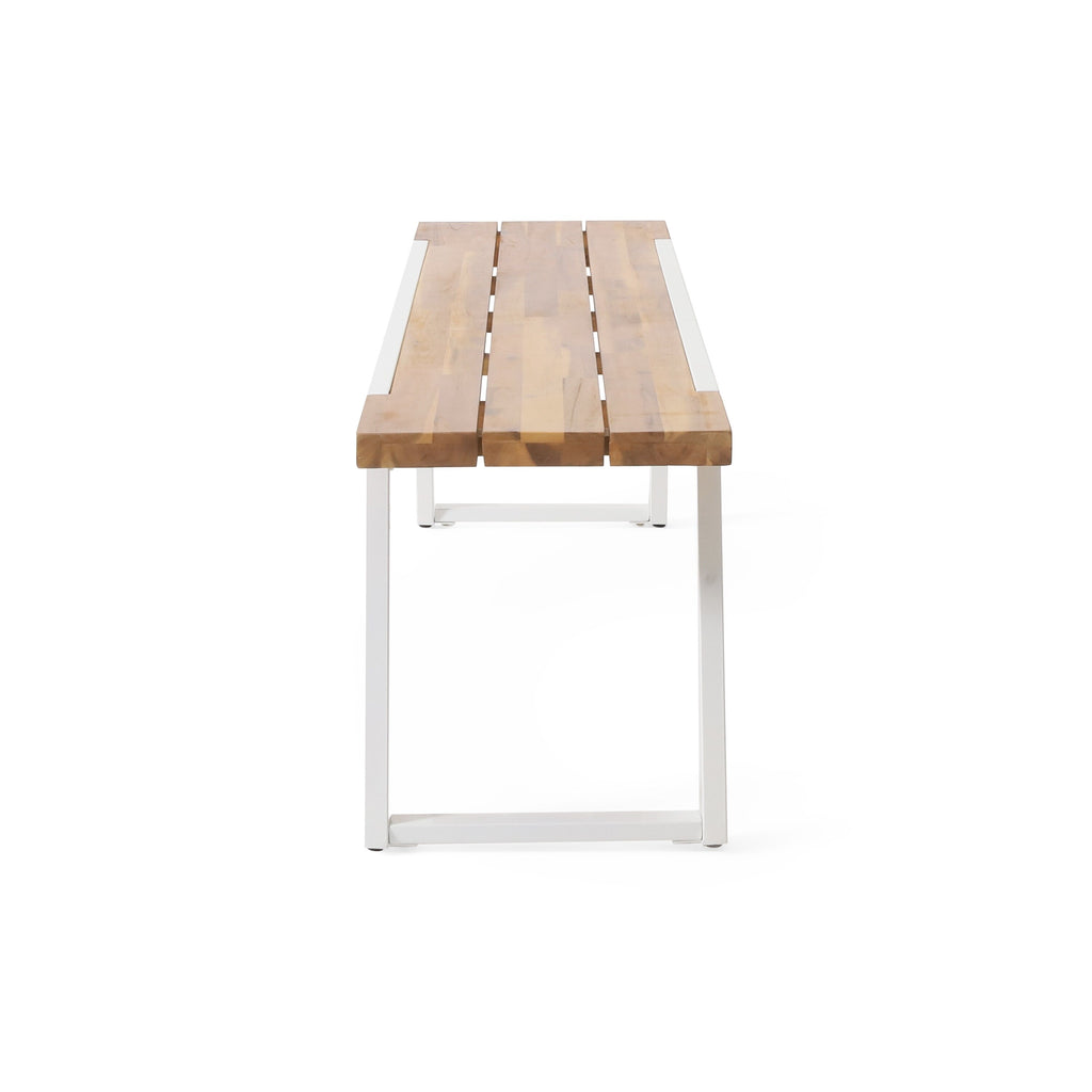 Ensemble de pique-nique d'extérieur 3 pièces en bois d'acacia Gaylor par Christopher Knight Home
