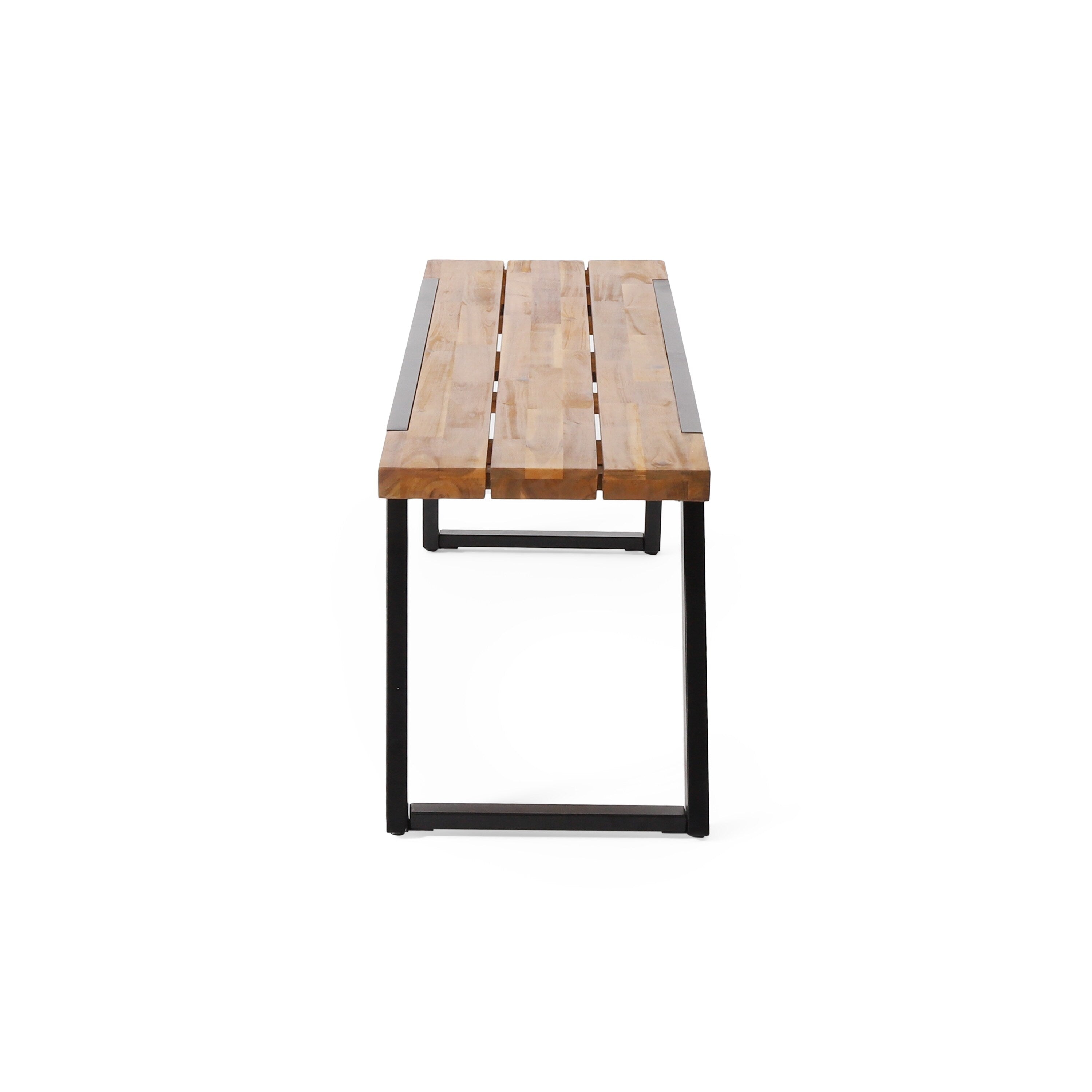 Ensemble de pique-nique d'extérieur 3 pièces en bois d'acacia Gaylor par Christopher Knight Home