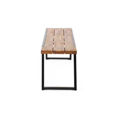Ensemble de pique-nique d'extérieur 3 pièces en bois d'acacia Gaylor par Christopher Knight Home