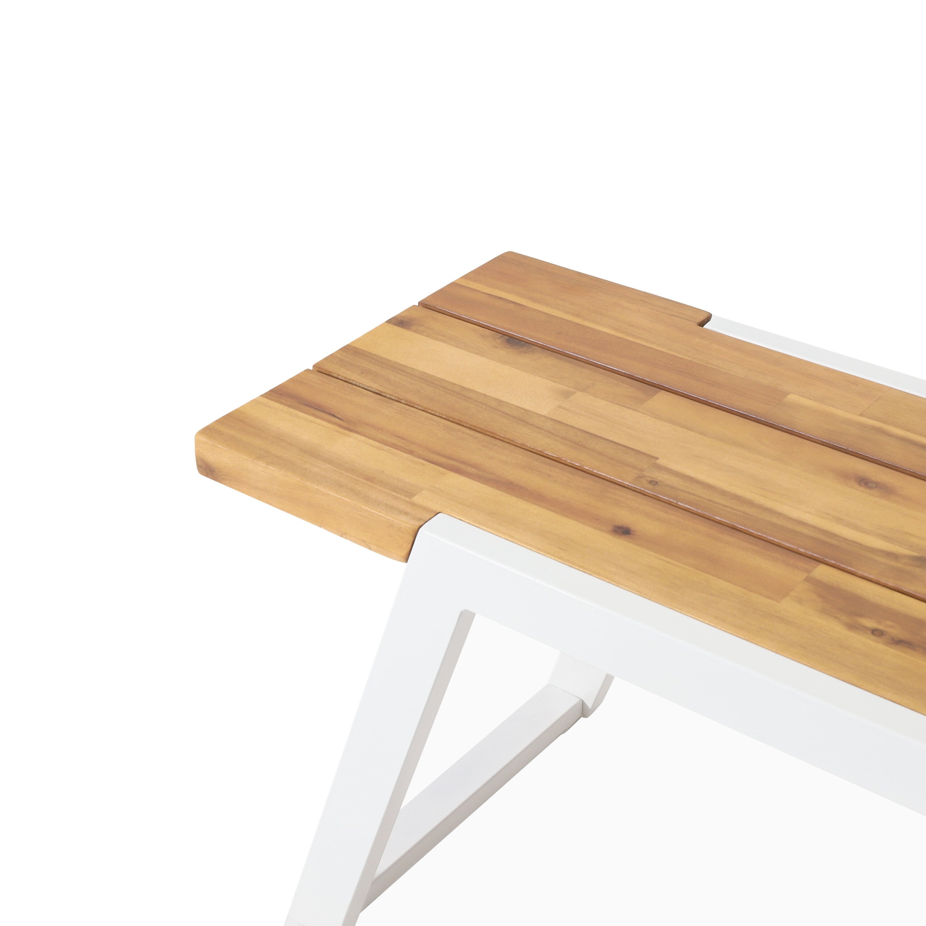 Ensemble de pique-nique d'extérieur 3 pièces en bois d'acacia Gaylor par Christopher Knight Home
