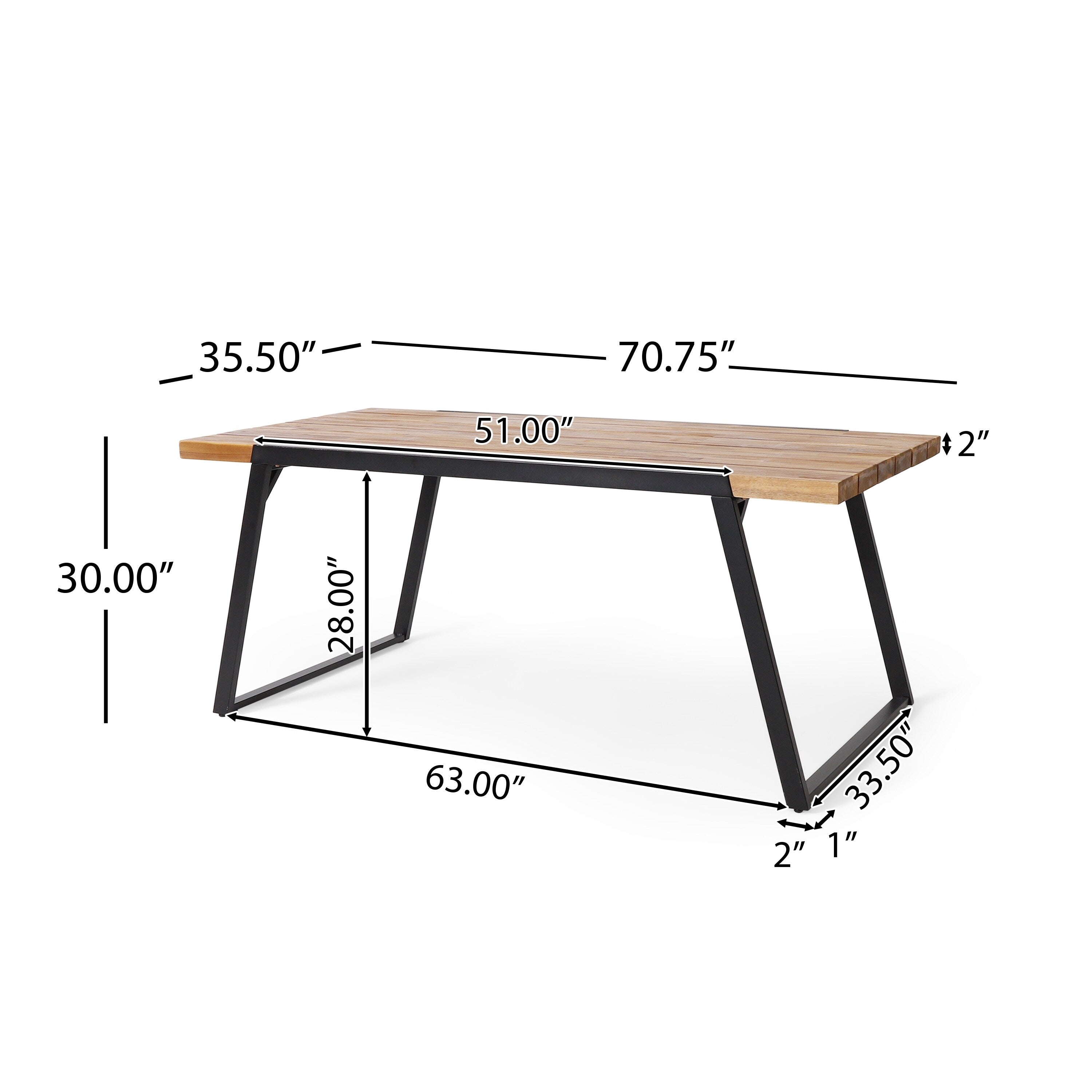 Ensemble de pique-nique d'extérieur 3 pièces en bois d'acacia Gaylor par Christopher Knight Home