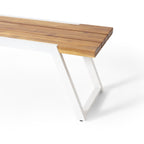 Ensemble de pique-nique d'extérieur 3 pièces en bois d'acacia Gaylor par Christopher Knight Home