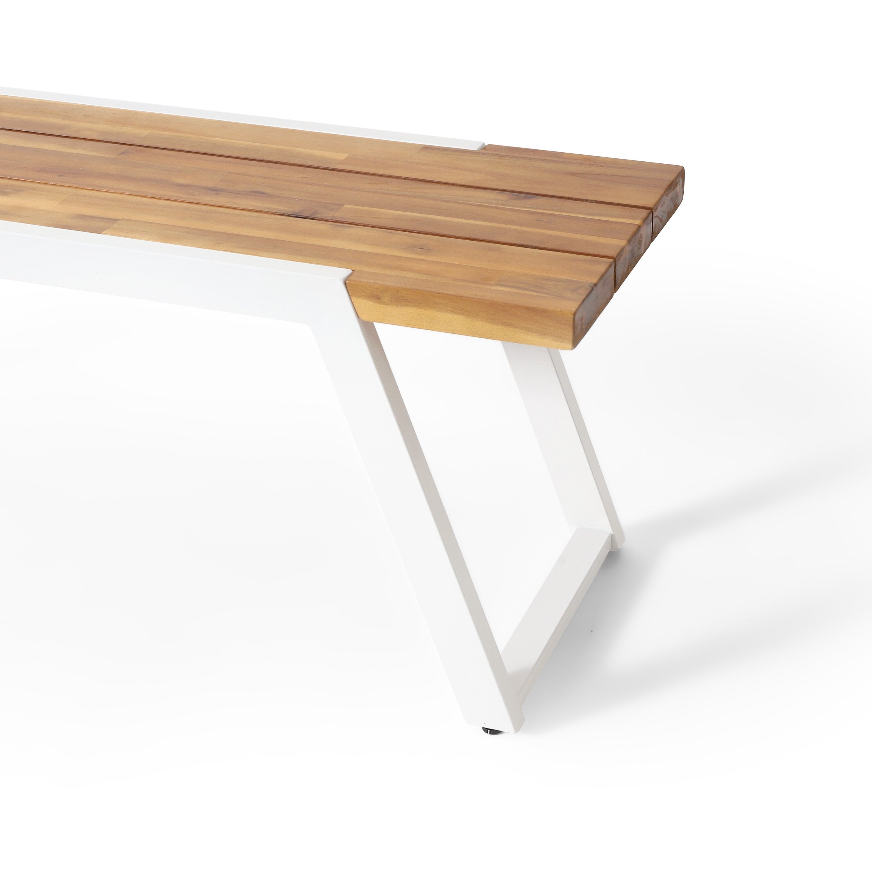 Ensemble de pique-nique d'extérieur 3 pièces en bois d'acacia Gaylor par Christopher Knight Home