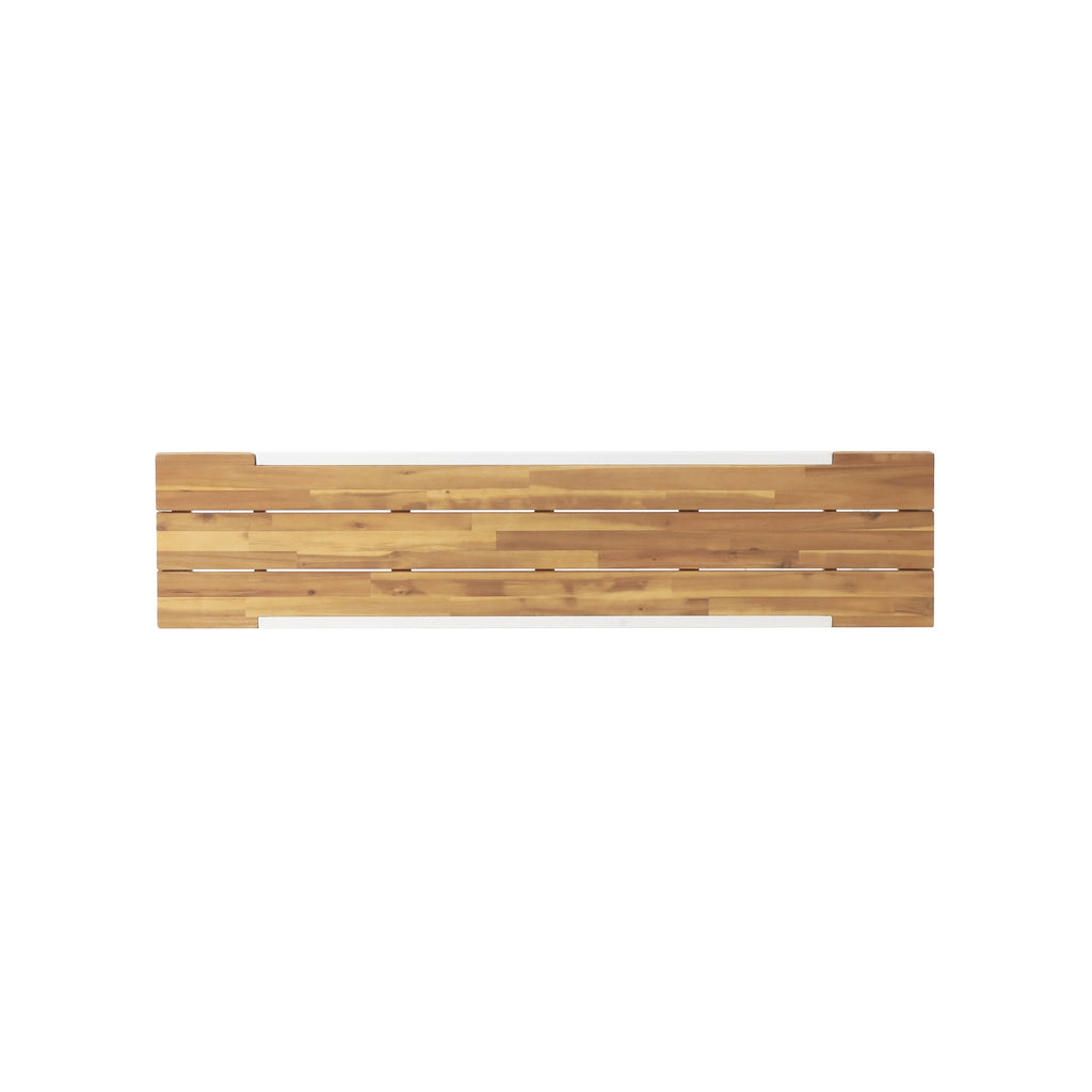Ensemble de pique-nique d'extérieur 3 pièces en bois d'acacia Gaylor par Christopher Knight Home