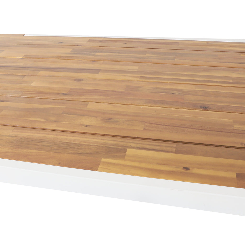 Ensemble de pique-nique d'extérieur 3 pièces en bois d'acacia Gaylor par Christopher Knight Home