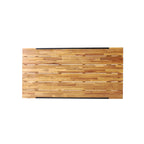 Ensemble de pique-nique d'extérieur 3 pièces en bois d'acacia Gaylor par Christopher Knight Home