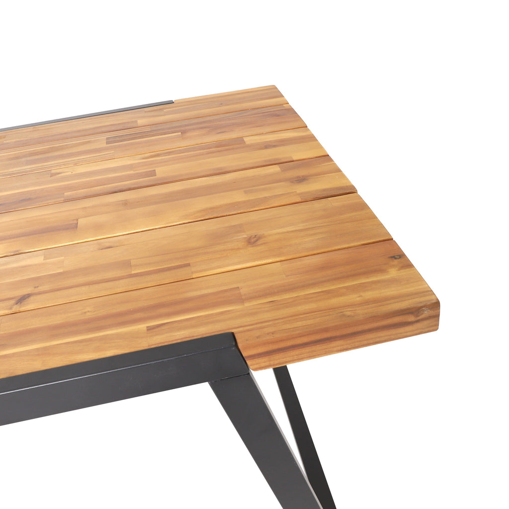 Ensemble de pique-nique d'extérieur 3 pièces en bois d'acacia Gaylor par Christopher Knight Home
