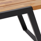 Ensemble de pique-nique d'extérieur 3 pièces en bois d'acacia Gaylor par Christopher Knight Home