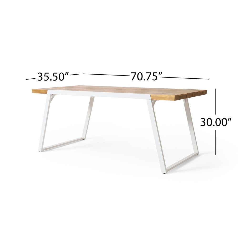 Ensemble de pique-nique d'extérieur 3 pièces en bois d'acacia Gaylor par Christopher Knight Home