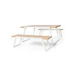 Ensemble de pique-nique d'extérieur 3 pièces en bois d'acacia Gaylor par Christopher Knight Home