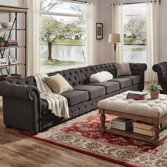Canapé Chesterfield modulaire 4 places Gdansk