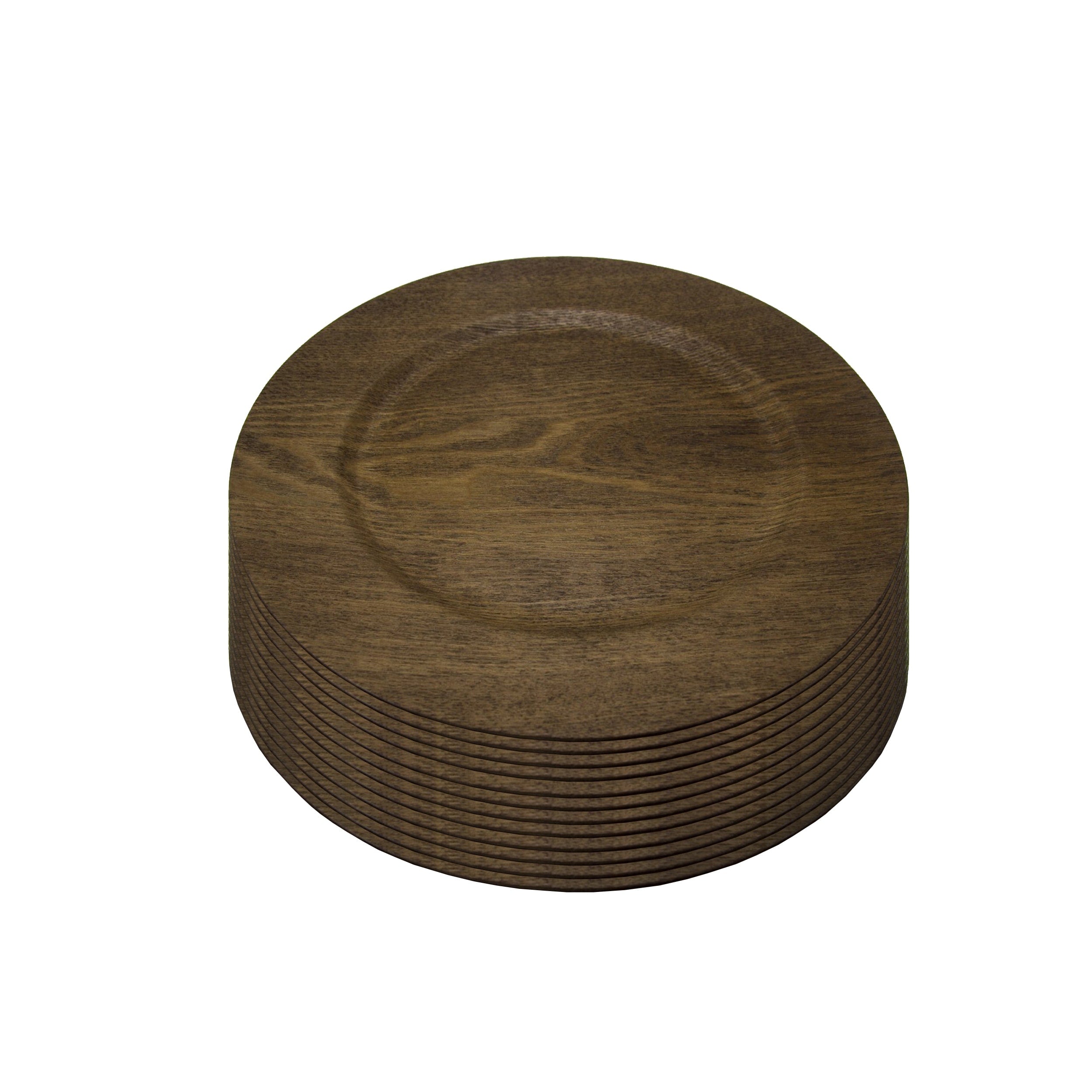 Gibson Home Feri 12 pièces 13 pouces en bois Luxe Chargeurs