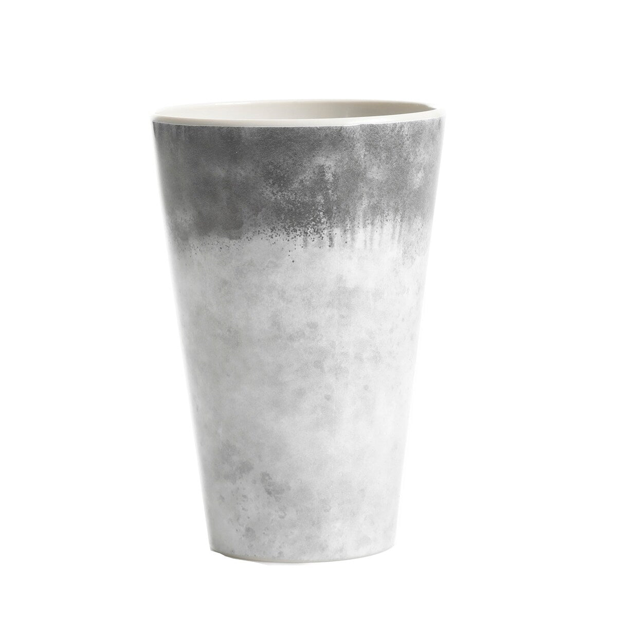 Service de table rond en mélamine Gibson Home Granite, service pour quatre personnes (16 pièces), marbre