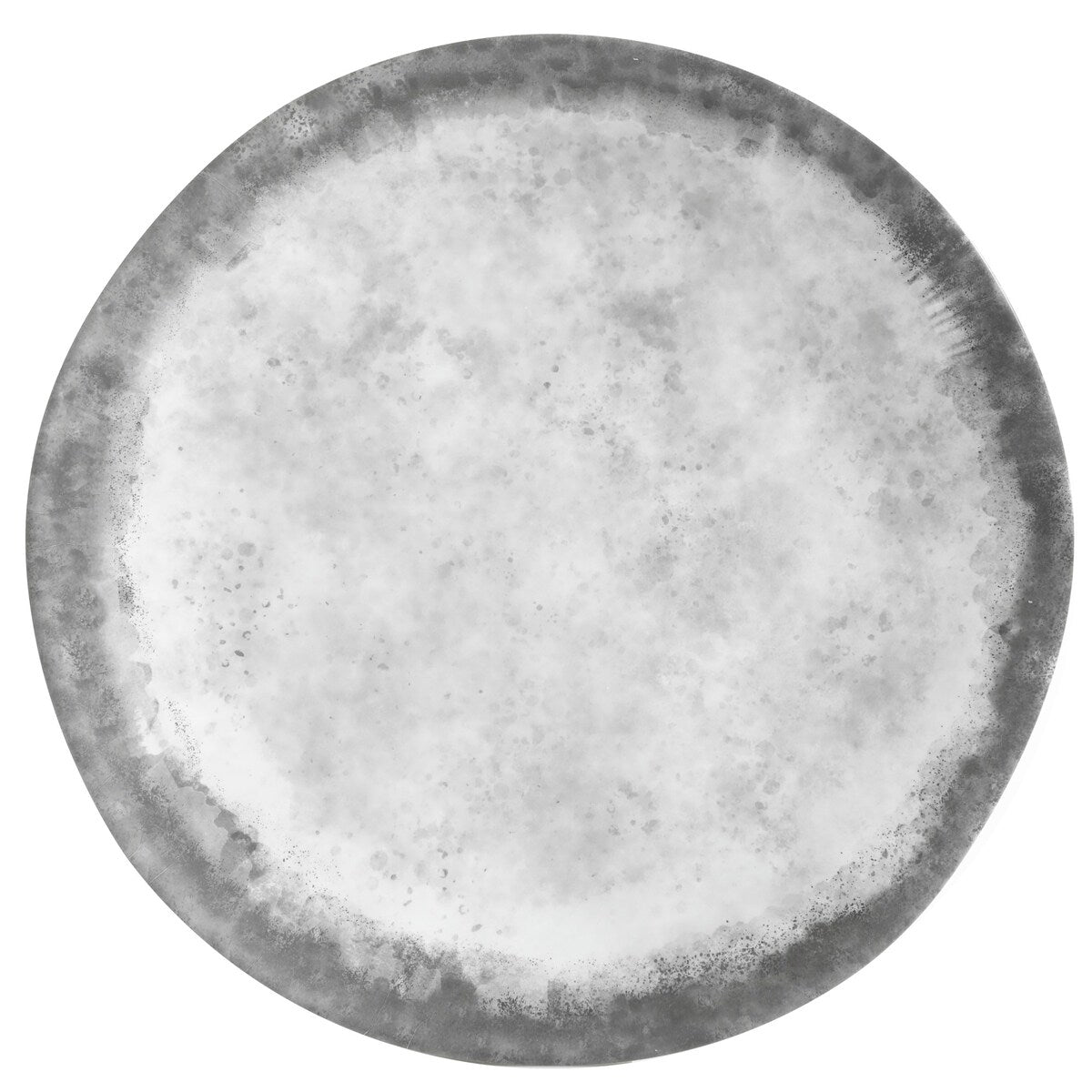 Service de table rond en mélamine Gibson Home Granite, service pour quatre personnes (16 pièces), marbre