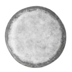 Service de table rond en mélamine Gibson Home Granite, service pour quatre personnes (16 pièces), marbre