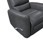 Fauteuil inclinable pivotant avec revêtement en similicuir respirant, mobilier de salon de luxe, fauteuil de cinéma