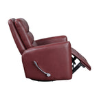 Fauteuil inclinable pivotant avec revêtement en similicuir respirant, mobilier de salon de luxe, fauteuil de cinéma