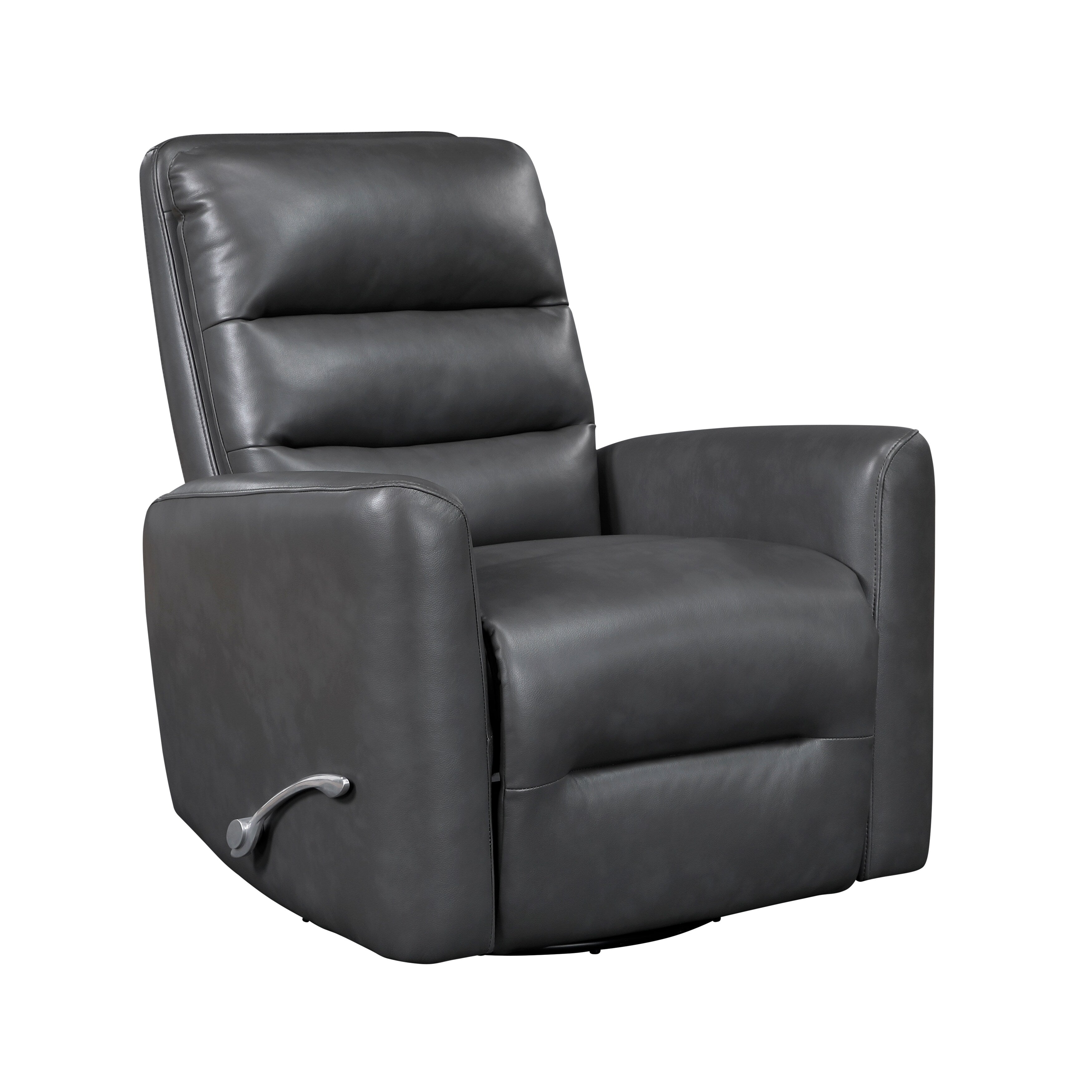 Fauteuil inclinable pivotant avec revêtement en similicuir respirant, mobilier de salon de luxe, fauteuil de cinéma