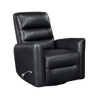 Fauteuil inclinable pivotant avec revêtement en similicuir respirant, mobilier de salon de luxe, fauteuil de cinéma