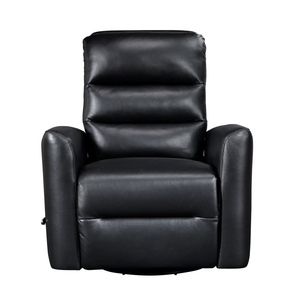 Fauteuil inclinable pivotant avec revêtement en similicuir respirant, mobilier de salon de luxe, fauteuil de cinéma