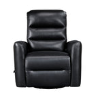Fauteuil inclinable pivotant avec revêtement en similicuir respirant, mobilier de salon de luxe, fauteuil de cinéma