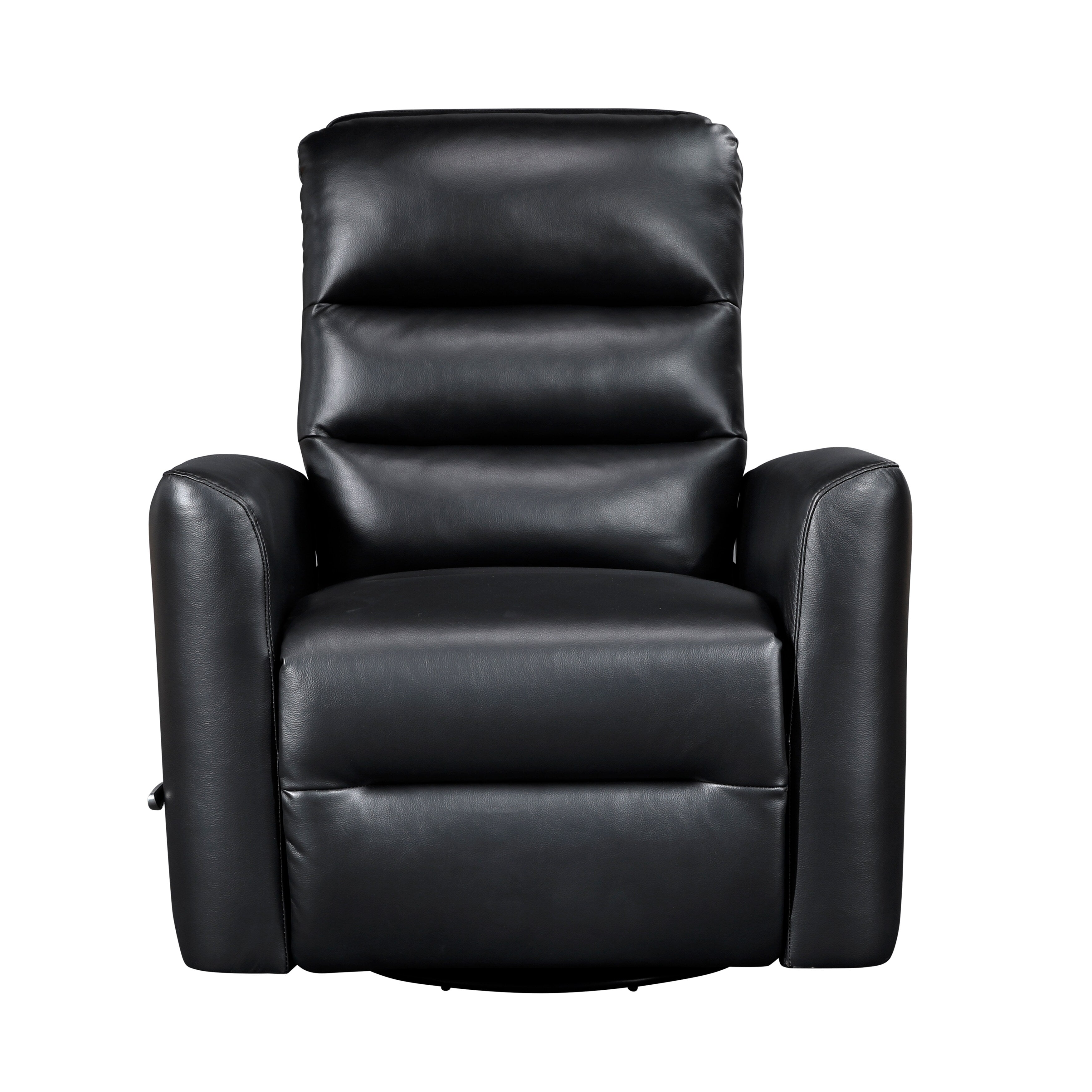 Fauteuil inclinable pivotant avec revêtement en similicuir respirant, mobilier de salon de luxe, fauteuil de cinéma