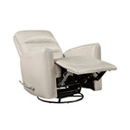 Fauteuil inclinable pivotant avec revêtement en similicuir respirant, mobilier de salon de luxe, fauteuil de cinéma