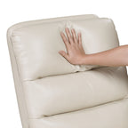 Fauteuil inclinable pivotant avec revêtement en similicuir respirant, mobilier de salon de luxe, fauteuil de cinéma