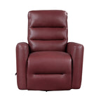 Fauteuil inclinable pivotant avec revêtement en similicuir respirant, mobilier de salon de luxe, fauteuil de cinéma
