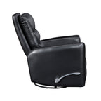 Fauteuil inclinable pivotant avec revêtement en similicuir respirant, mobilier de salon de luxe, fauteuil de cinéma