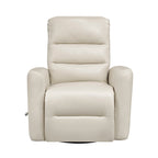 Fauteuil inclinable pivotant avec revêtement en similicuir respirant, mobilier de salon de luxe, fauteuil de cinéma