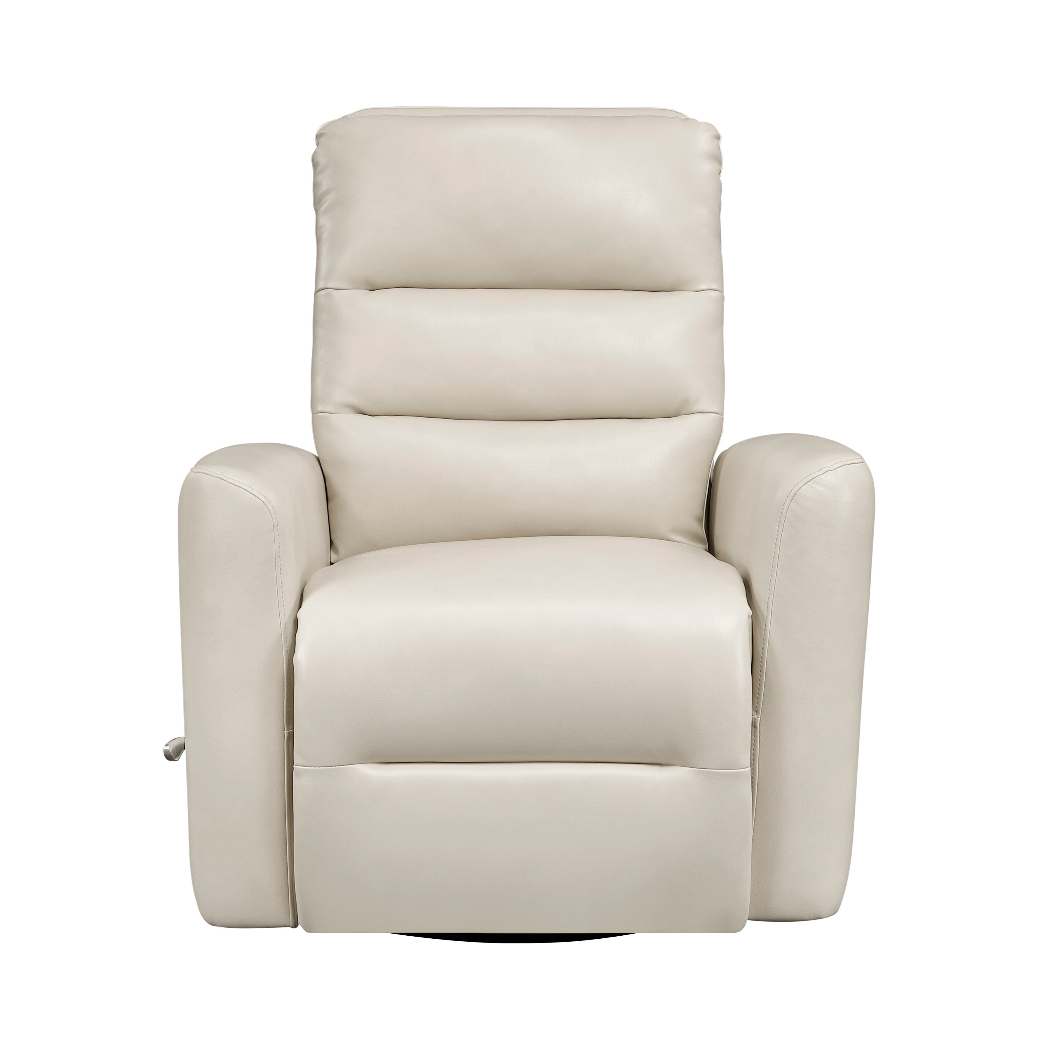 Fauteuil inclinable pivotant avec revêtement en similicuir respirant, mobilier de salon de luxe, fauteuil de cinéma