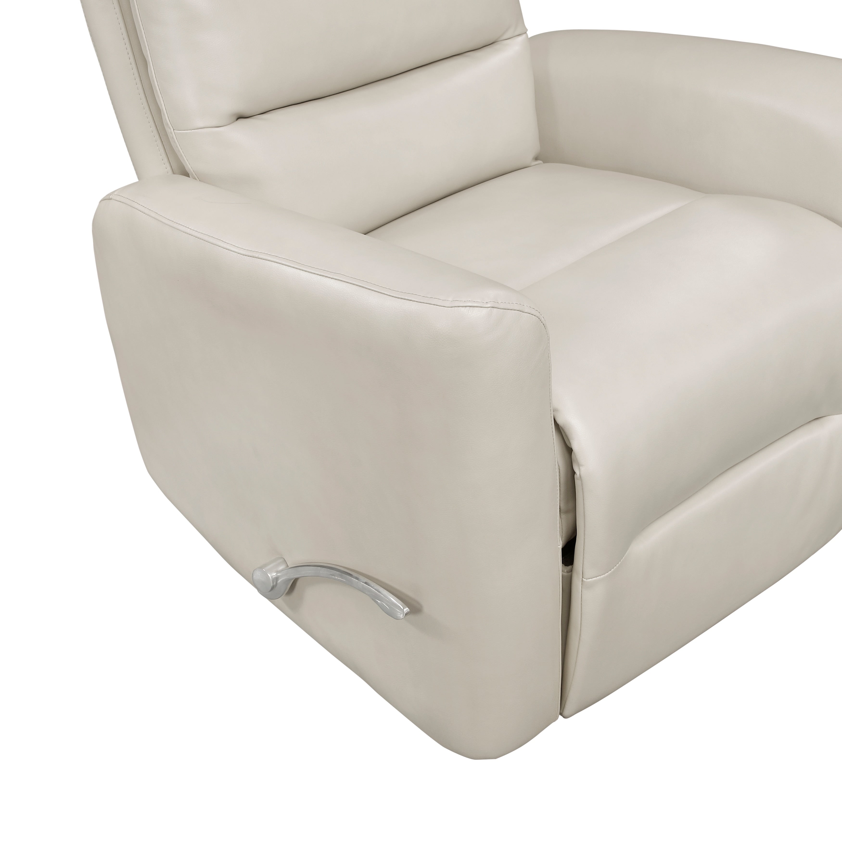 Fauteuil inclinable pivotant avec revêtement en similicuir respirant, mobilier de salon de luxe, fauteuil de cinéma