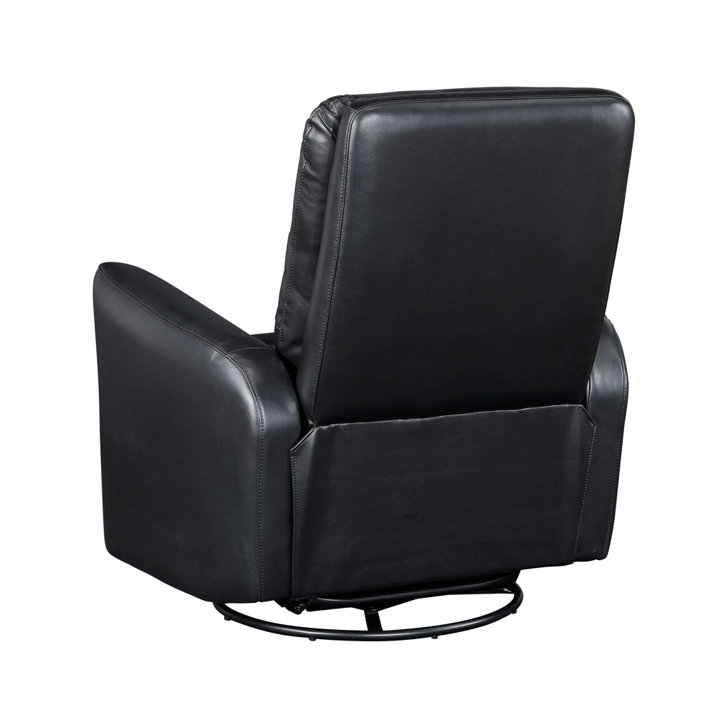Fauteuil inclinable pivotant avec revêtement en similicuir respirant, mobilier de salon de luxe, fauteuil de cinéma