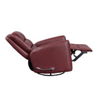 Fauteuil inclinable pivotant avec revêtement en similicuir respirant, mobilier de salon de luxe, fauteuil de cinéma
