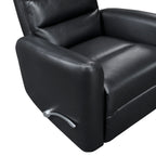 Fauteuil inclinable pivotant avec revêtement en similicuir respirant, mobilier de salon de luxe, fauteuil de cinéma
