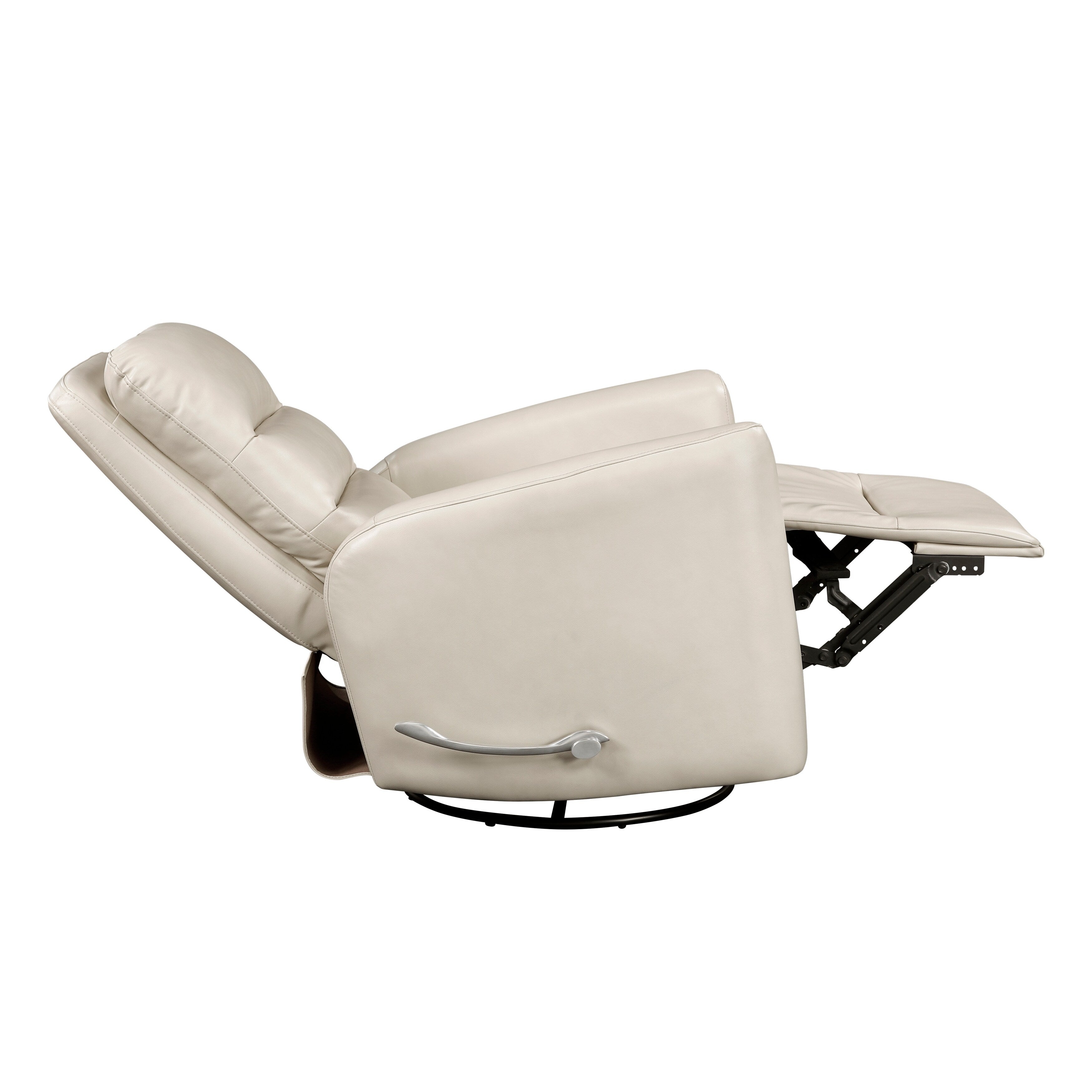 Fauteuil inclinable pivotant avec revêtement en similicuir respirant, mobilier de salon de luxe, fauteuil de cinéma