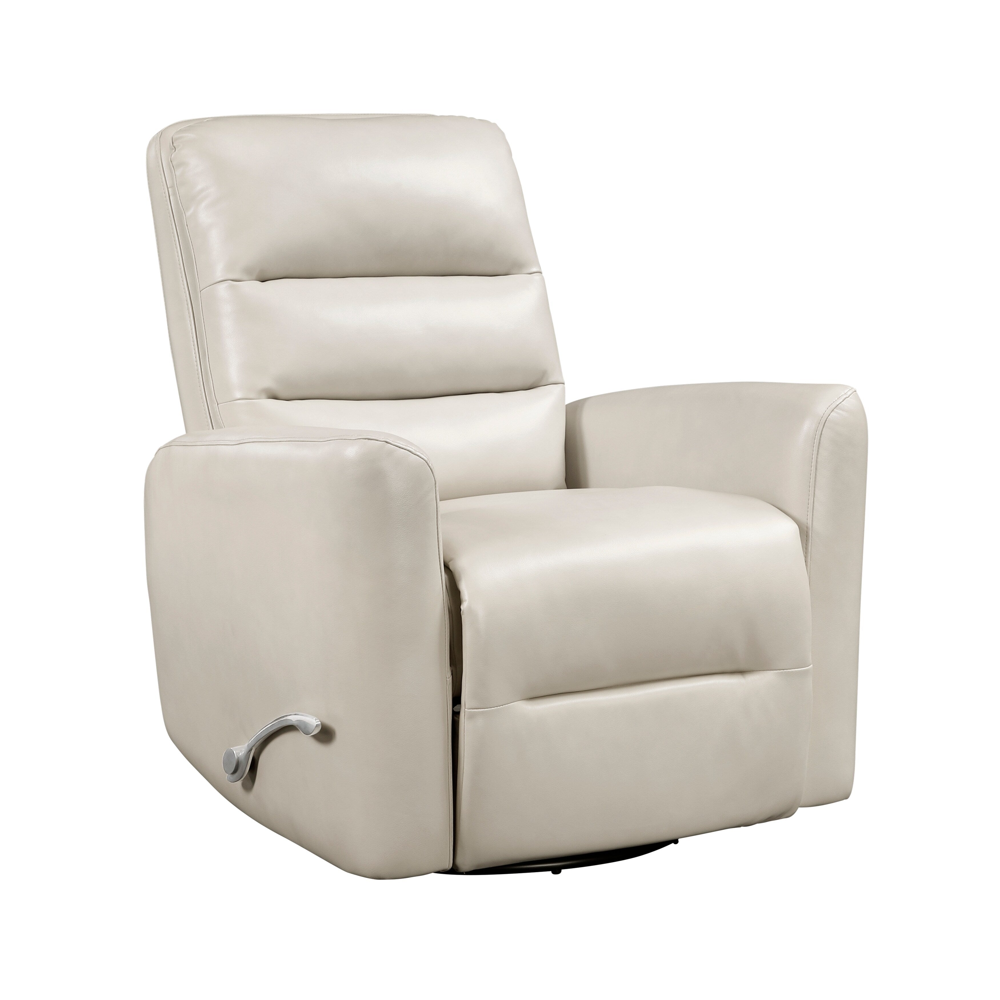 Fauteuil inclinable pivotant avec revêtement en similicuir respirant, mobilier de salon de luxe, fauteuil de cinéma