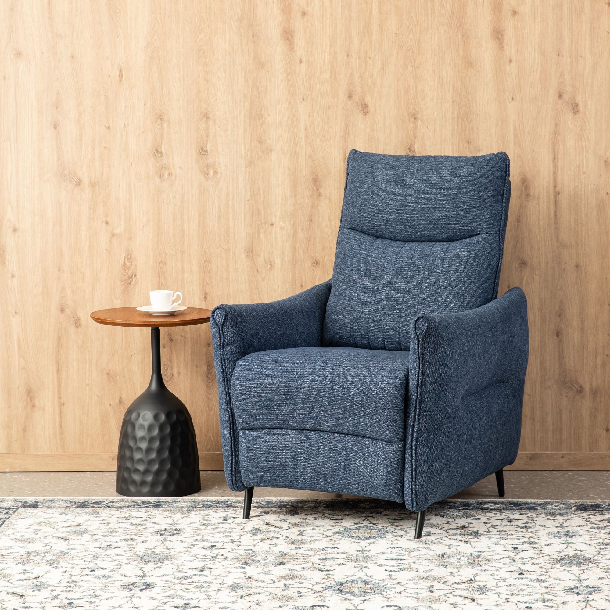 Fauteuil inclinable en tissu Glitzhome 41H avec dossier segmenté ergonomique