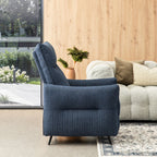 Fauteuil inclinable en tissu Glitzhome 41H avec dossier segmenté ergonomique