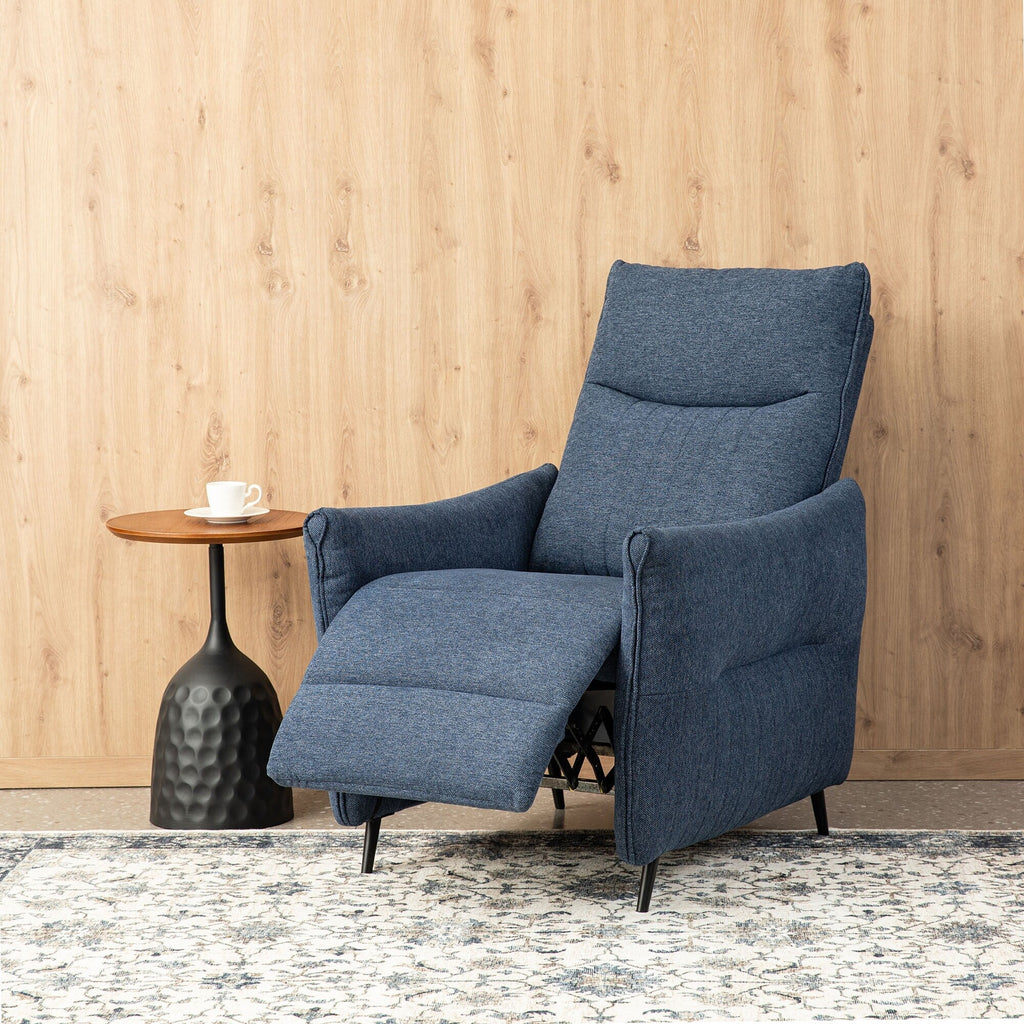Fauteuil inclinable en tissu Glitzhome 41H avec dossier segmenté ergonomique