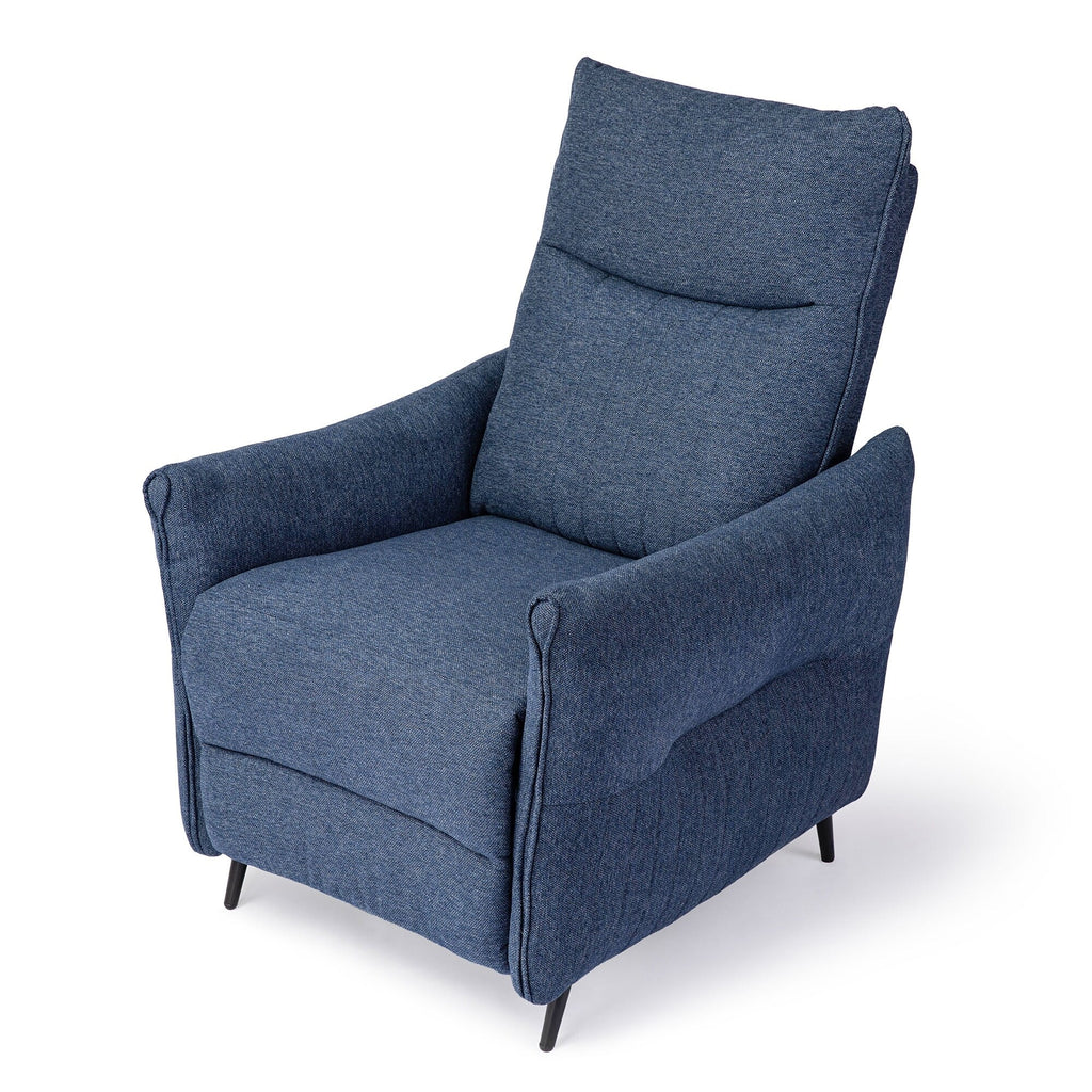 Fauteuil inclinable en tissu Glitzhome 41H avec dossier segmenté ergonomique