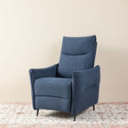 Fauteuil inclinable en tissu Glitzhome 41H avec dossier segmenté ergonomique