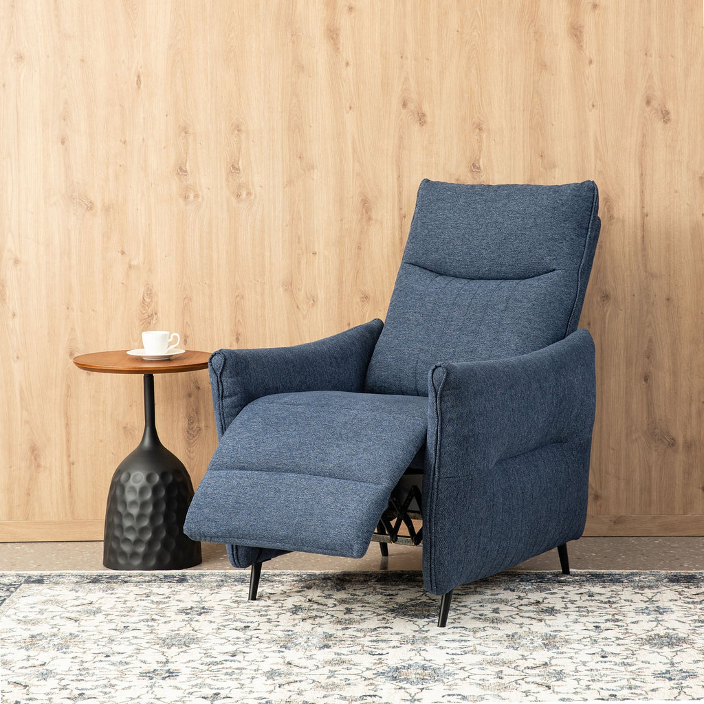 Ensemble de 2 fauteuils inclinables en tissu Glitzhome 41H avec dossier segmenté ergonomique