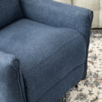 Ensemble de 2 fauteuils inclinables en tissu Glitzhome 41H avec dossier segmenté ergonomique