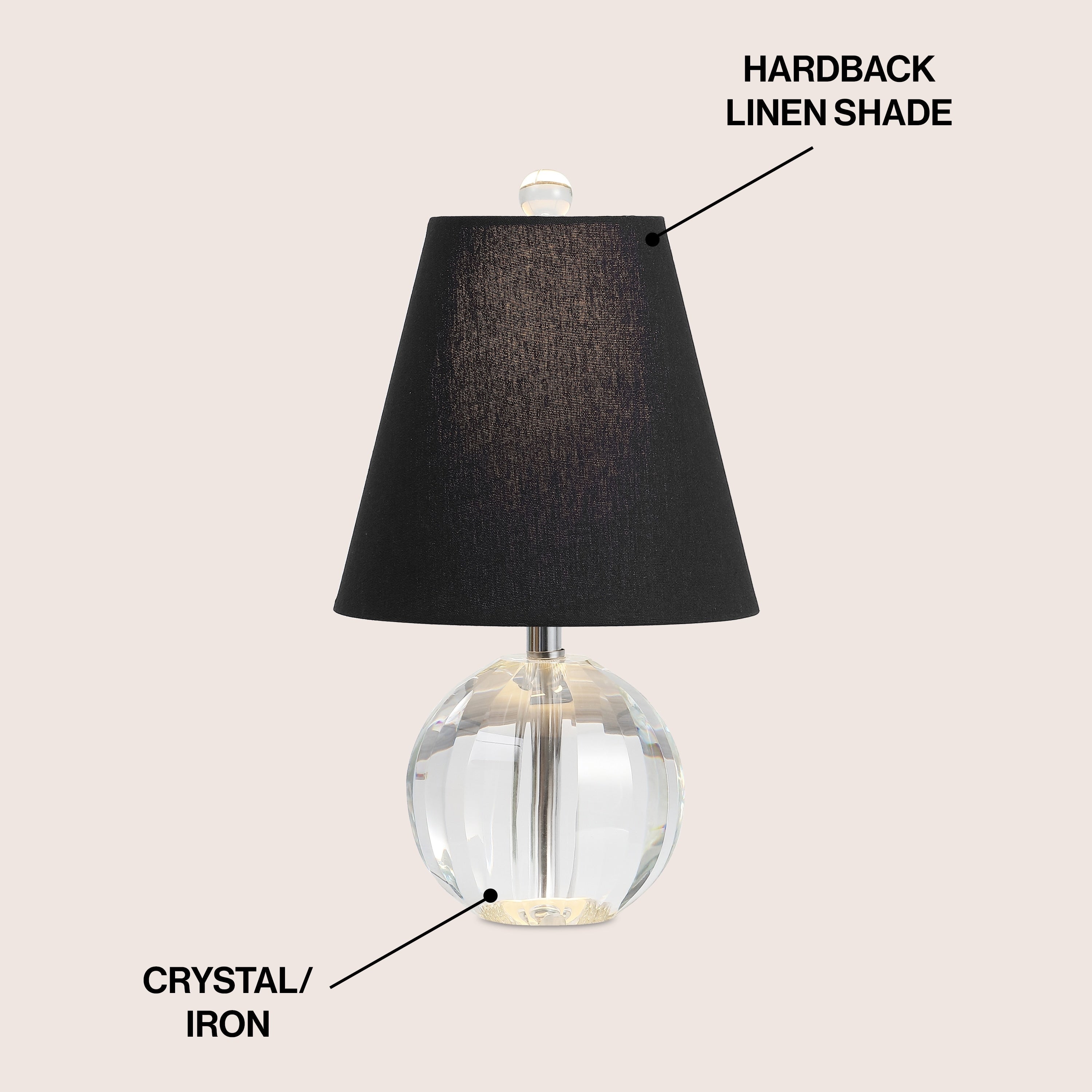 Lampe de table Goddard 16 boules de cristal/métal à LED, par JONATHAN Y