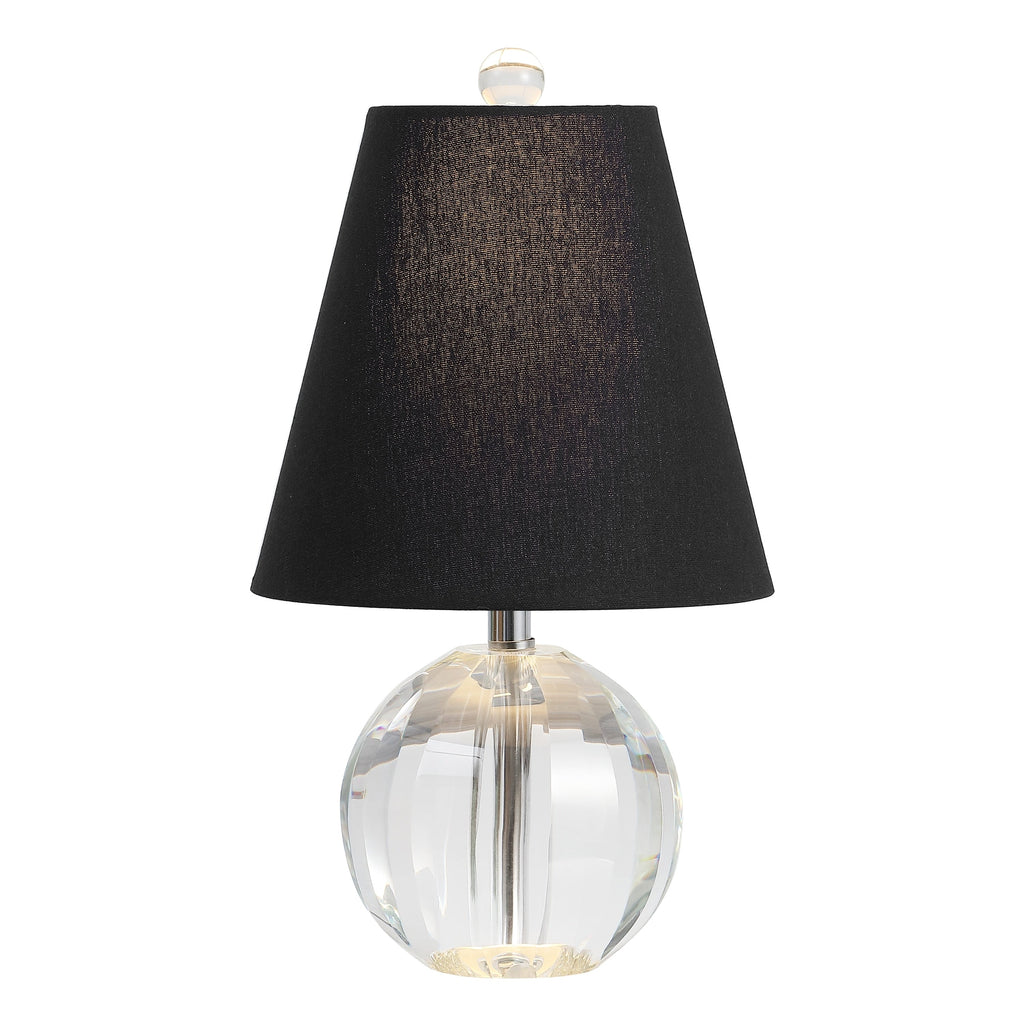 Lampe de table Goddard 16 boules de cristal/métal à LED, par JONATHAN Y
