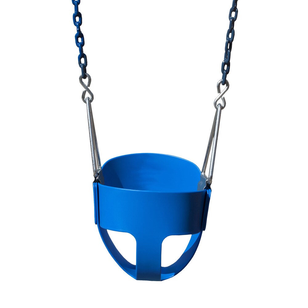 Balançoire pour tout-petits Gorilla Playsets avec seau complet et chaînes revêtues