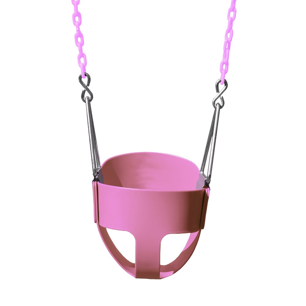 Balançoire pour tout-petits Gorilla Playsets avec seau complet et chaînes revêtues